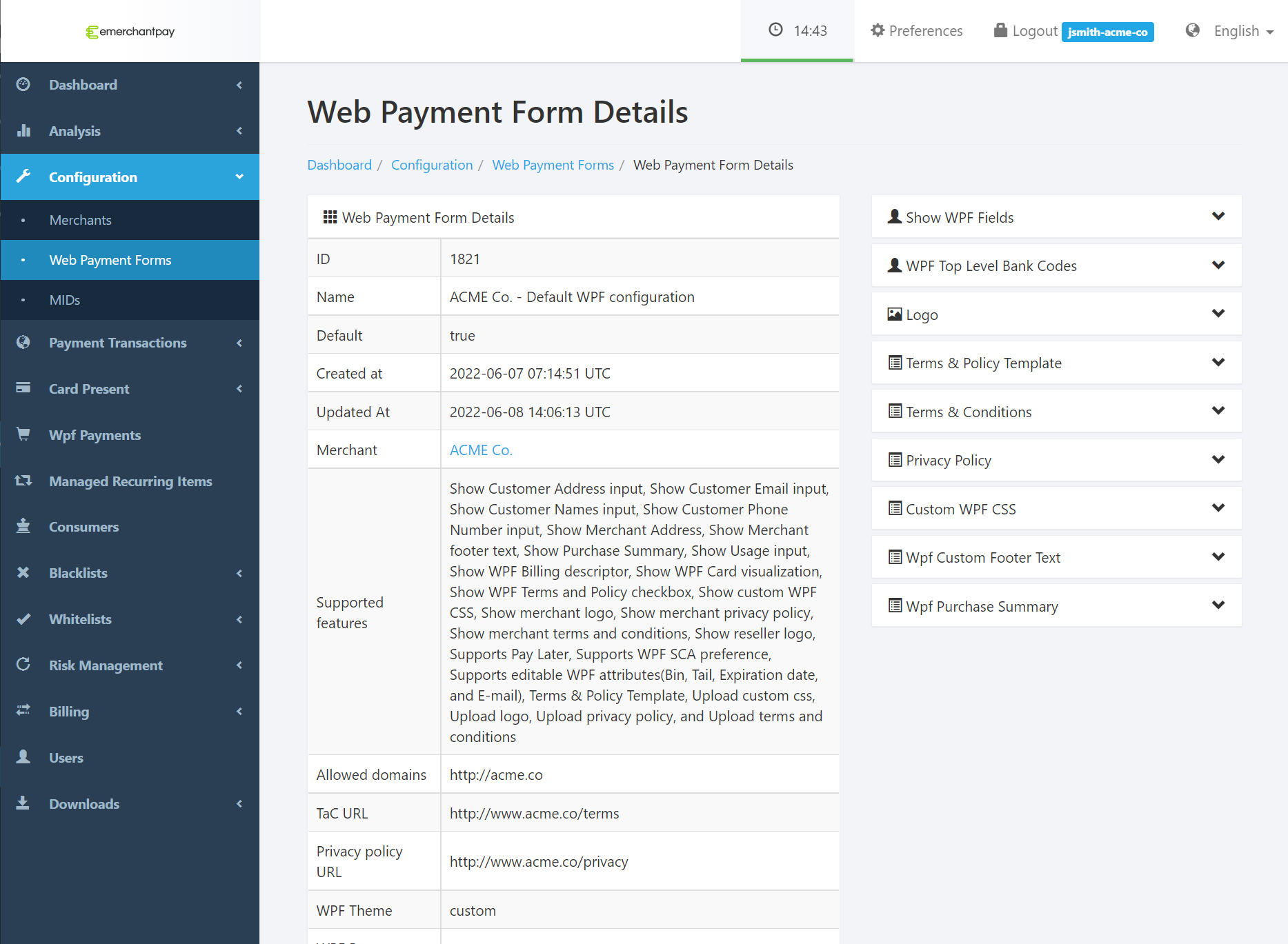 Genesis customise WPF fields